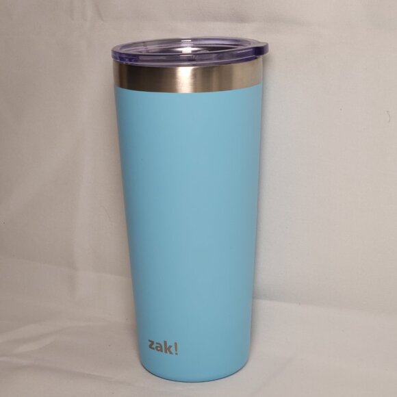 Zak Designs Tumbler Double Wall Stainless Steel Latah Contour Lid 20oz - Picture 3 of 10